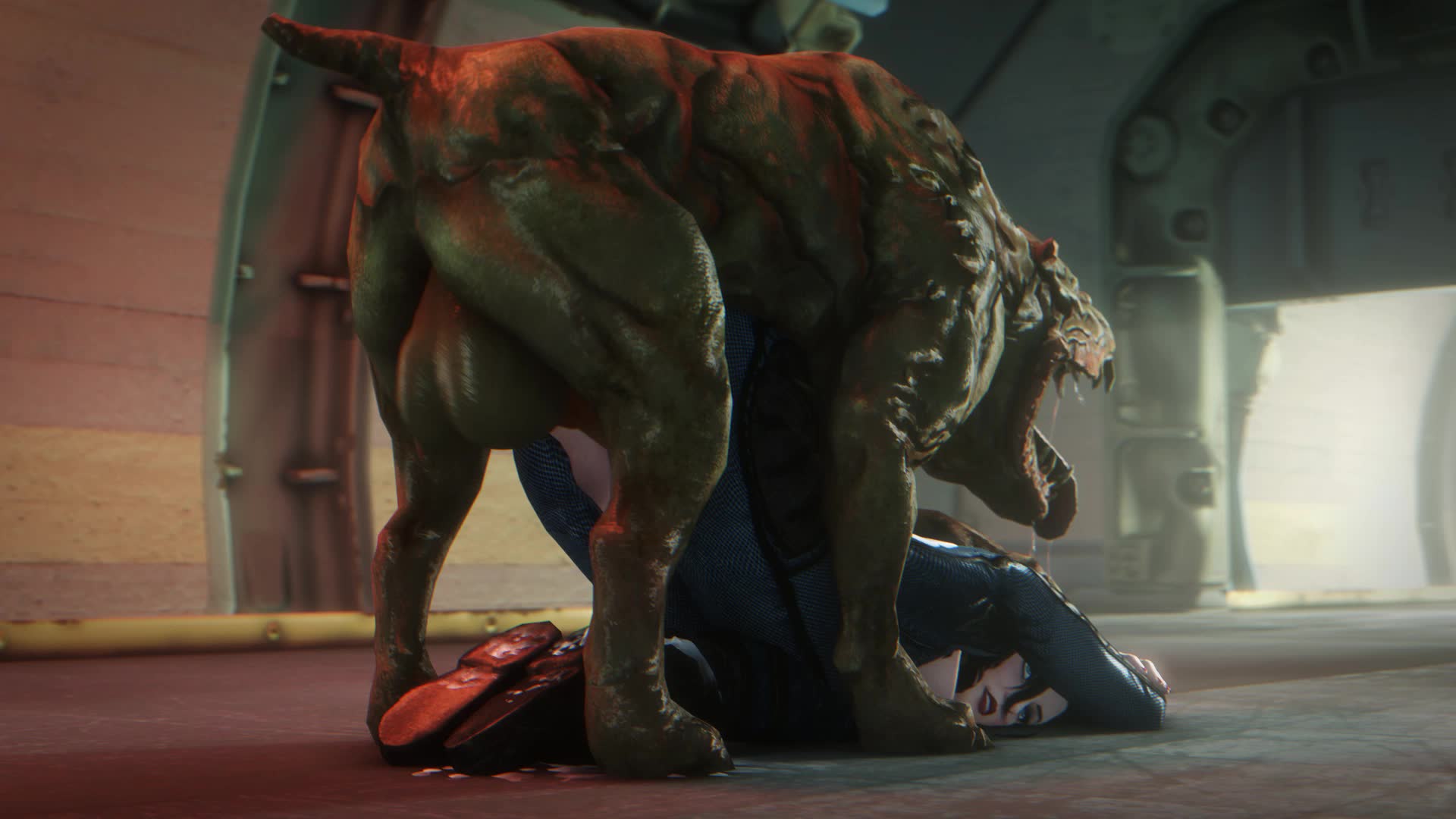 Elizabeth And Mutant Hound From Bioshock Infinite Bouncing Balls Huge Creature Fucking In Doggy Style thumbnail