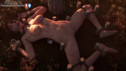 Hot Curvy Lara Croft Is Captured In Forest And Forced Sex By Large Penis Man NSFW animation thumbnail