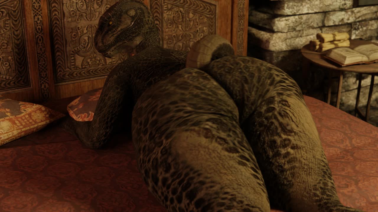 The Elder Scrolls Character Argonian Huge Ass Jiggle thumbnail