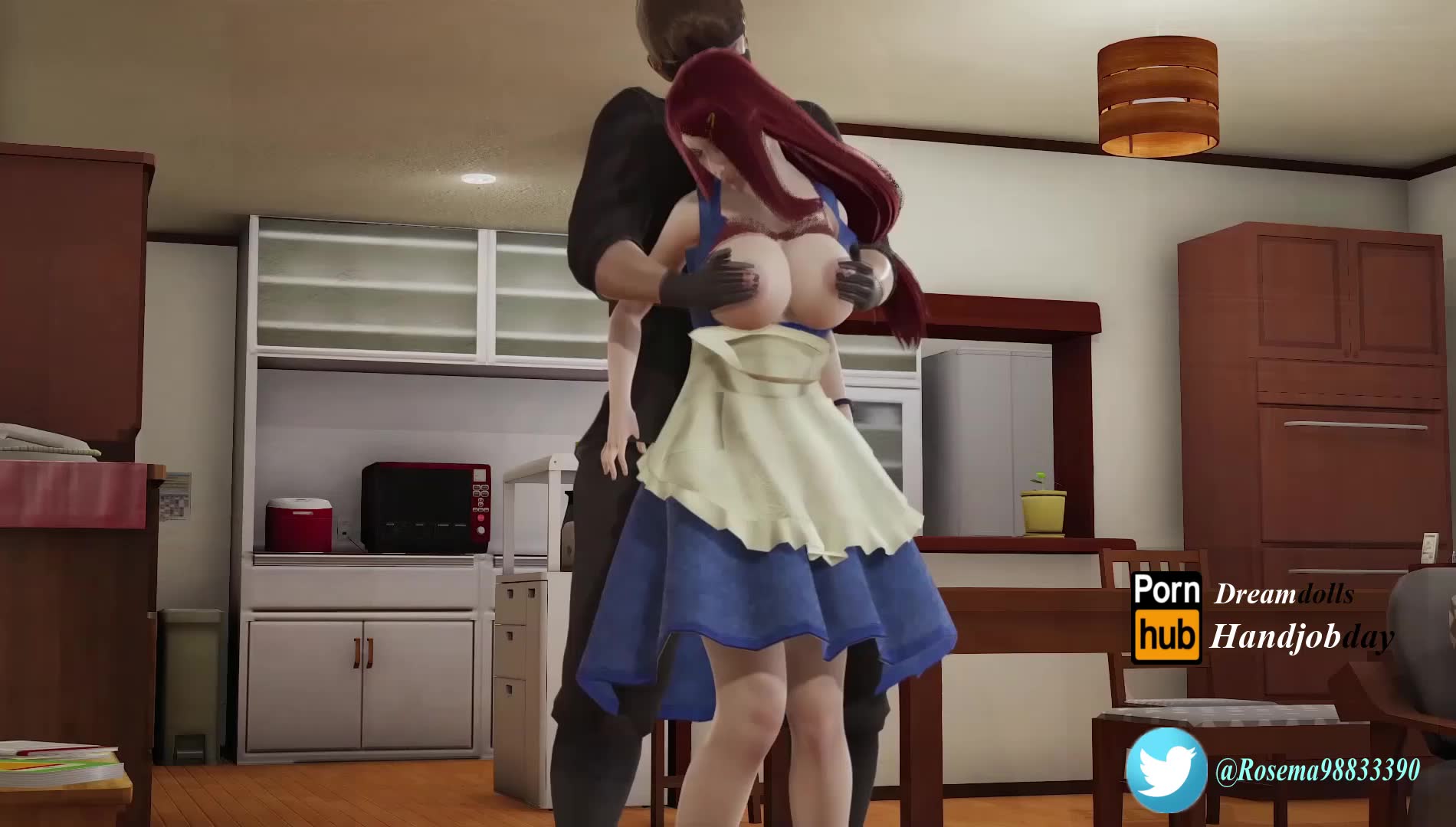 Anon And Uzumaki Kushina From Boruto: Naruto Next Generations Boobs Massage In Japanese Clothes thumbnail