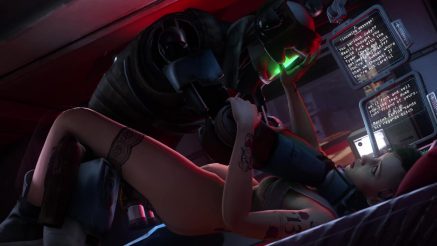 Judy Alvarez From Cyberpunk Getting Fucked In Missionary Position Choking NSFW animation thumbnail