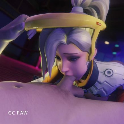 Overwatch Blizzard Entertainment Blonde Hair Giving Blowjob NSFW animation thumbnail