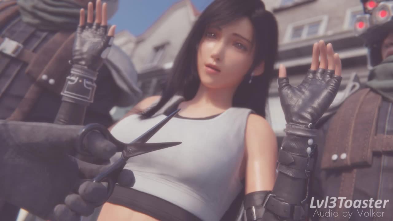 Ripping Clothes Of Beautiful Tifa Lockhart Big Breasts Out – Final Fantasy VII thumbnail