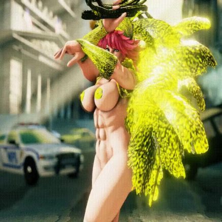 Poison From Street Fighter Final Fight Erotic Mascular Female NSFW animation thumbnail