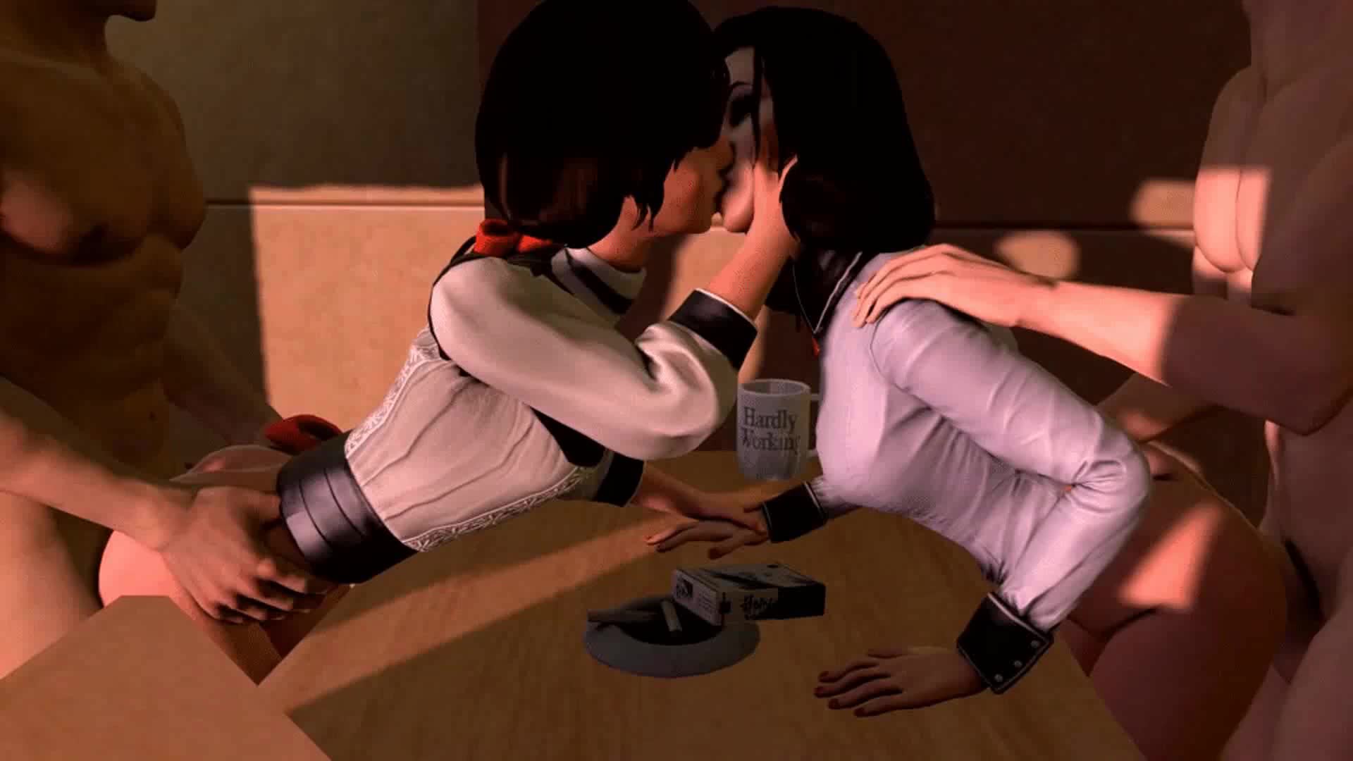 Elizabeth From Bioshock Infinite Bend Over Bisexual Butt Job thumbnail