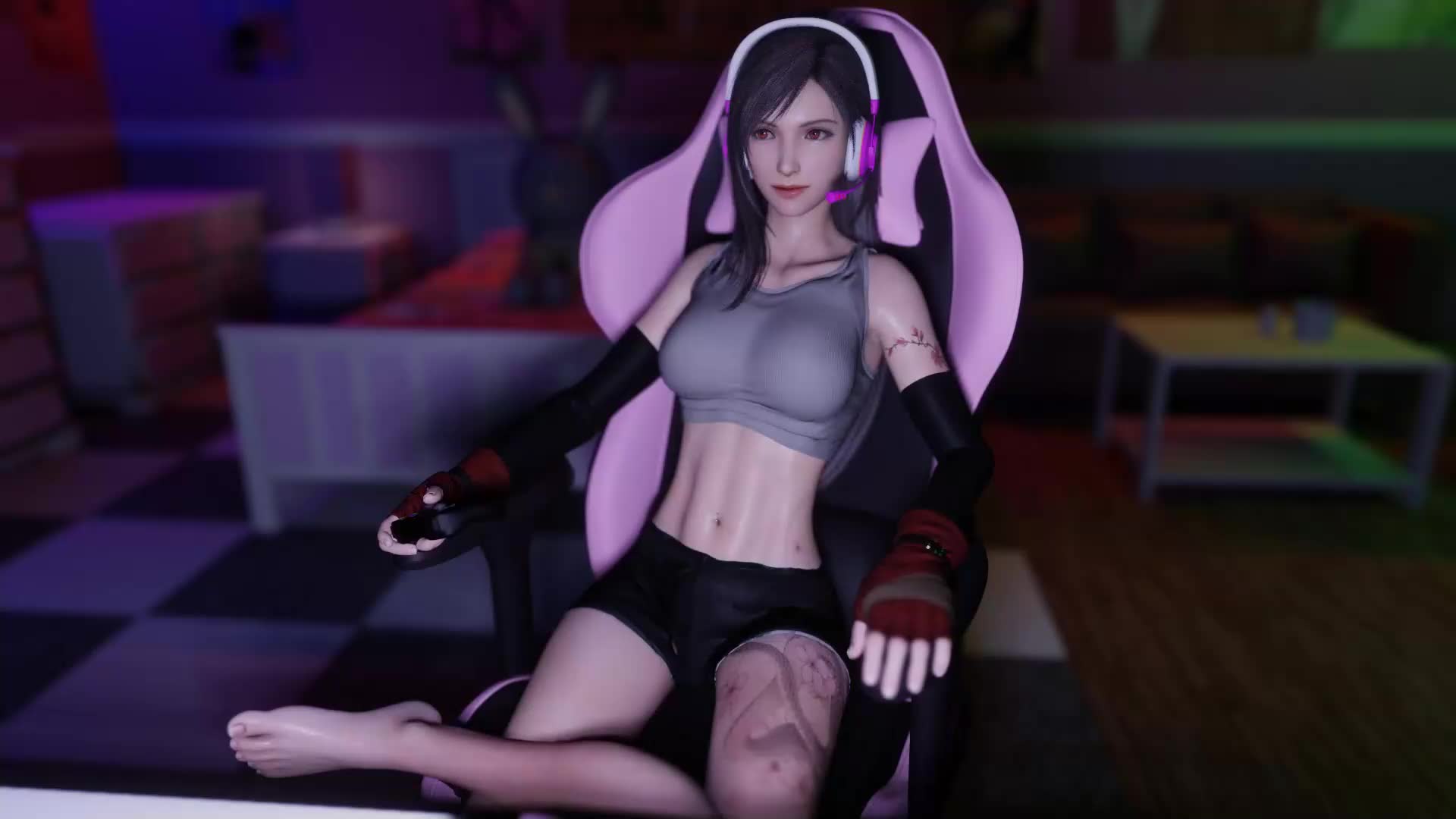 Tifa Lockhart Having Sex With Big Black Penis Man- Final Fantasy NSFW animation thumbnail