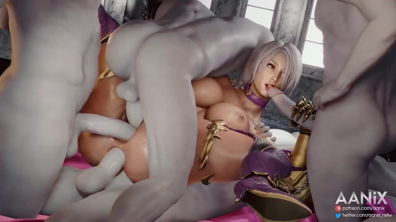 Isabella Valentine Getting Fucked By Four Big Cock – Soul Calibur NSFW animation thumbnail