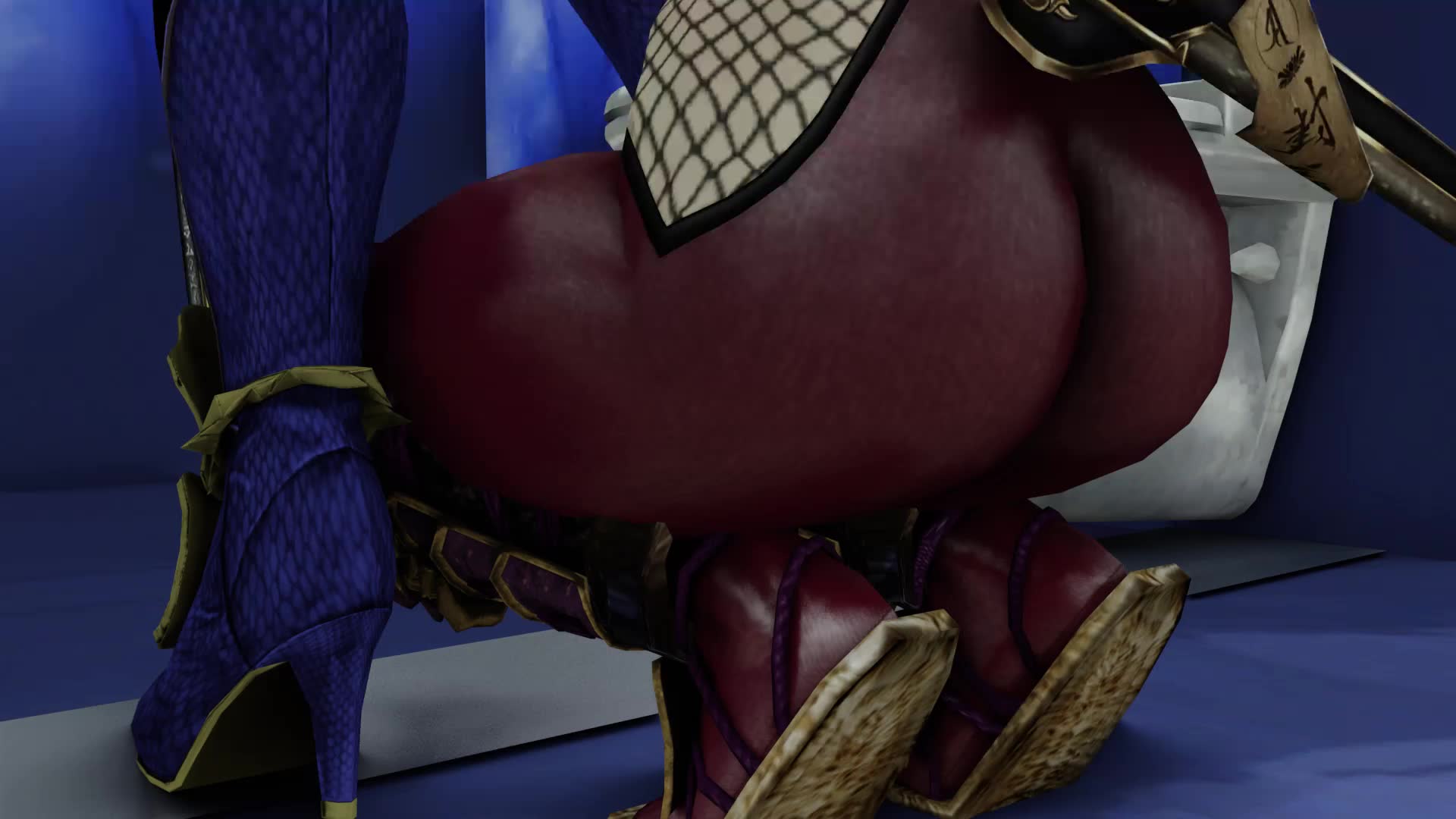 Isabella Valentine And Taki In Lesbian Sex – Soul Calibur NSFW animation thumbnail