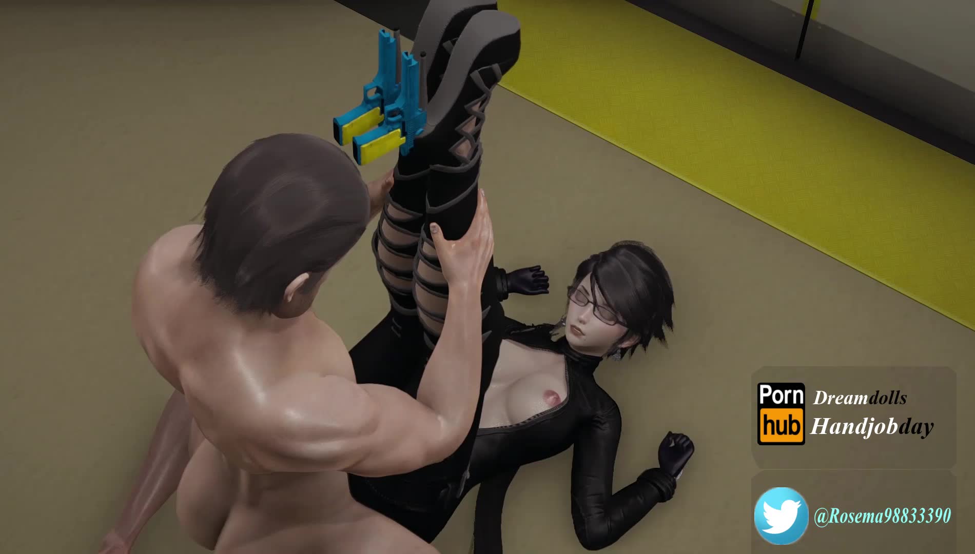 Bayonetta Laying Down Gets Fucked In Missionary Position NSFW animation thumbnail