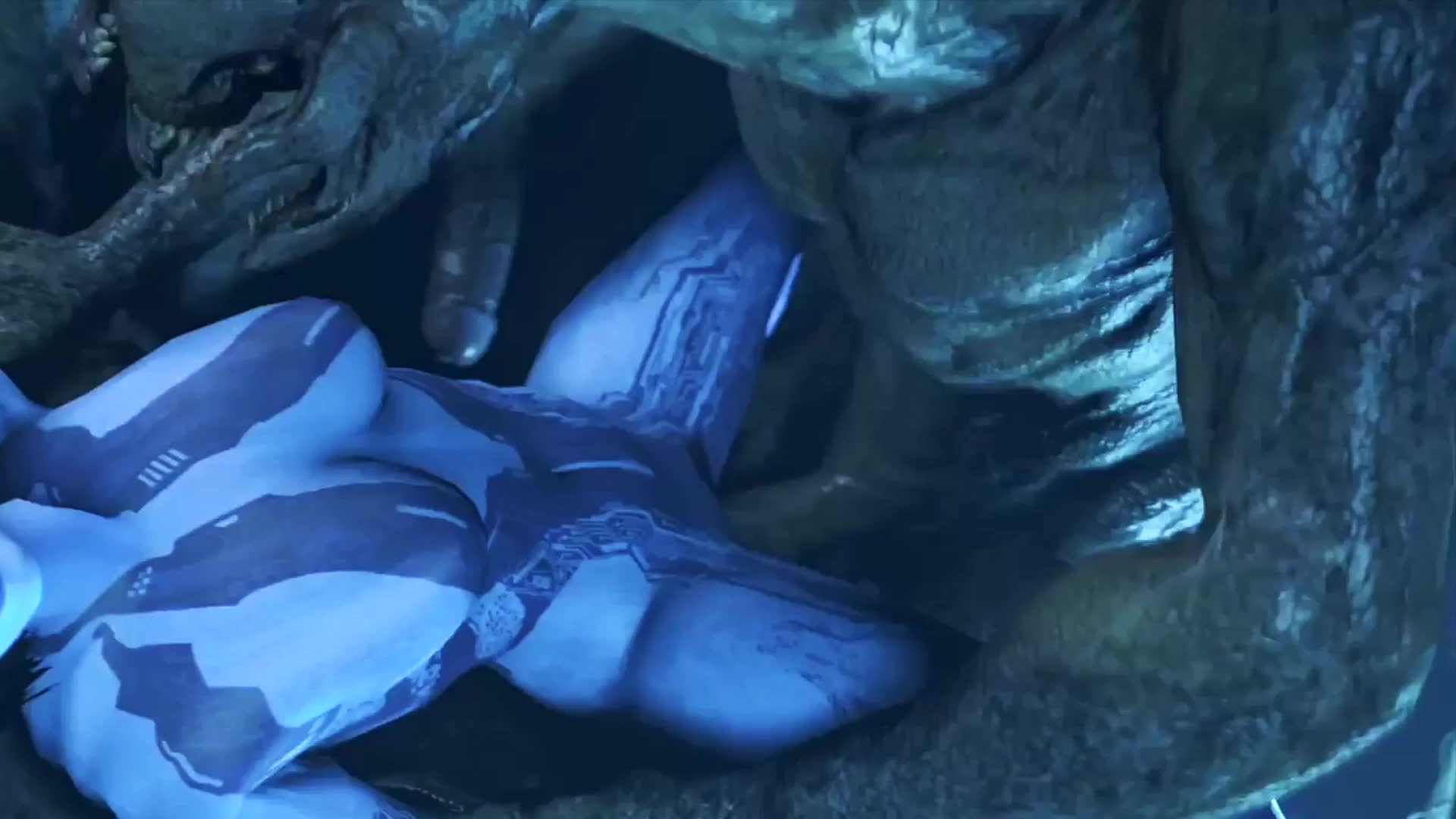 Cortana Takes Huge Cock From Sangheili – Halo NSFW animation thumbnail