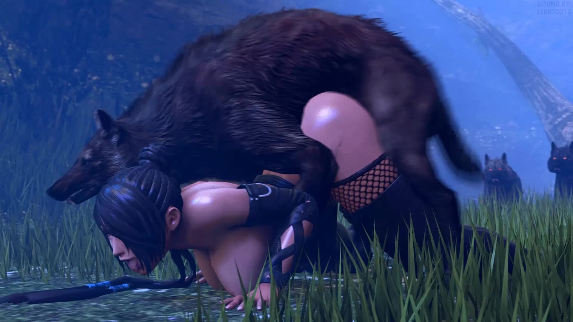 Lulu Gets Wolf Dick From Behind - Final Fantasy NSFW animation thumbnail.