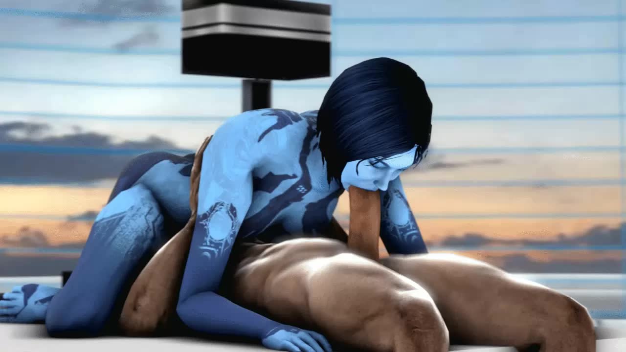 Cortana Gives Deepthroat Blowjob In 69 position – Halo NSFW animation thumbnail