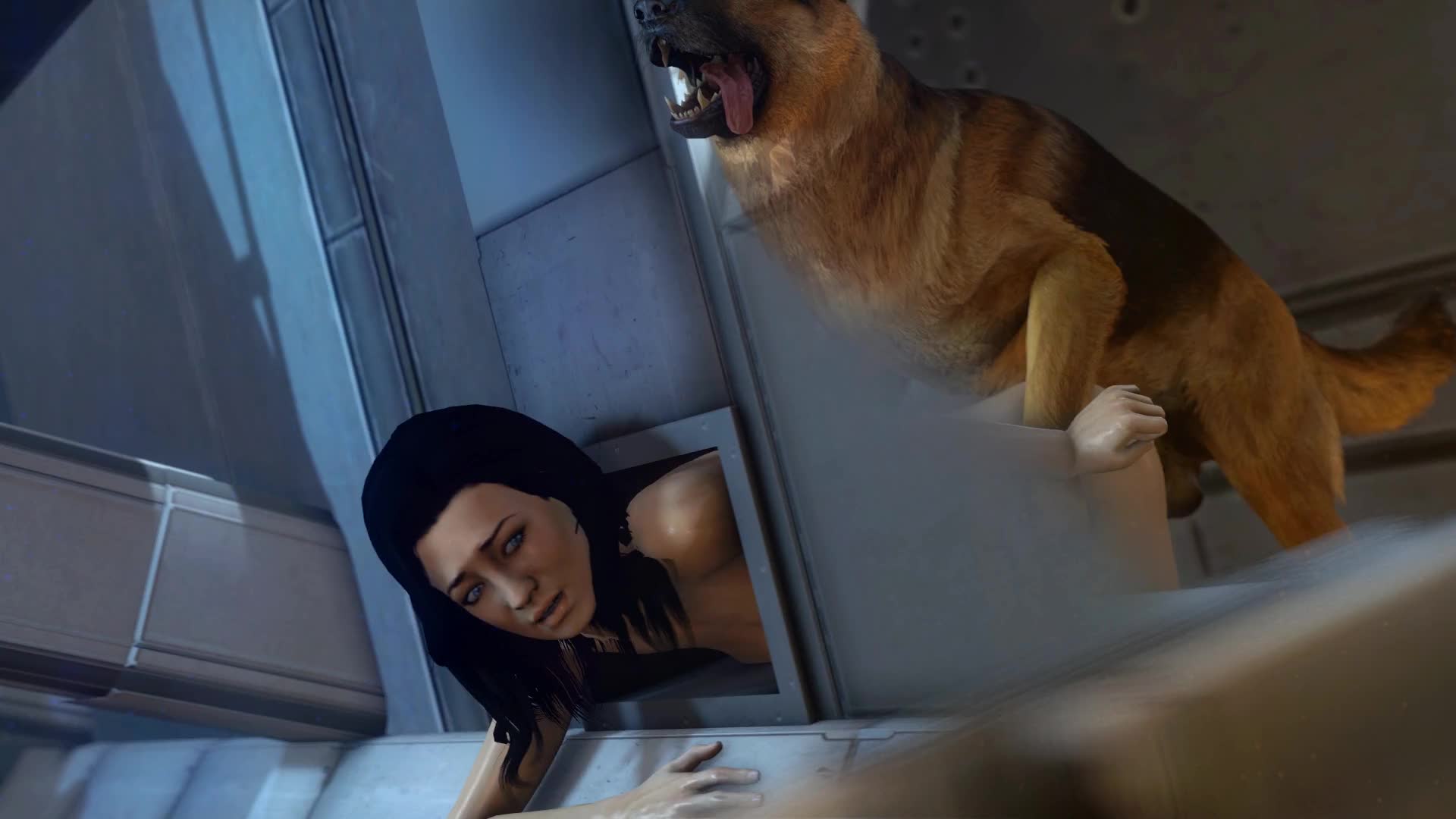 Miranda Lawson Gets Dog Cock From Behind – Mass Effect NSFW animation thumbnail