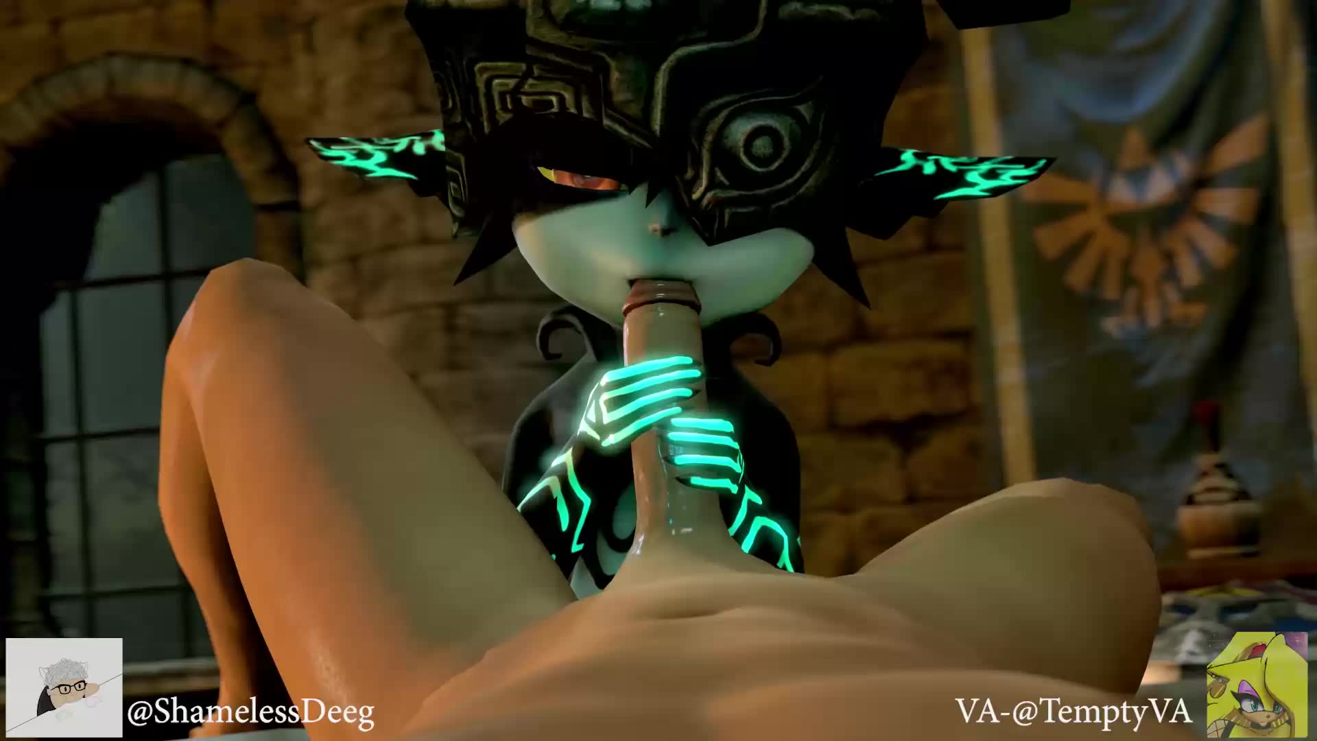 Midna Gives Blowjob And Handjob – The Legend Of Zelda NSFW animation thumbnail