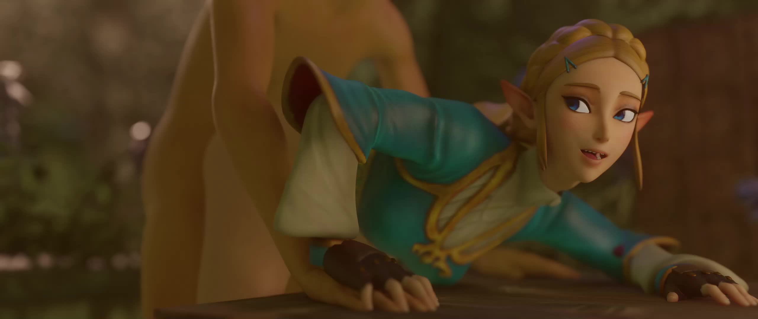 Princess Zelda Gets Huge Cock From Behind – The Legend Of Zelda NSFW animation thumbnail