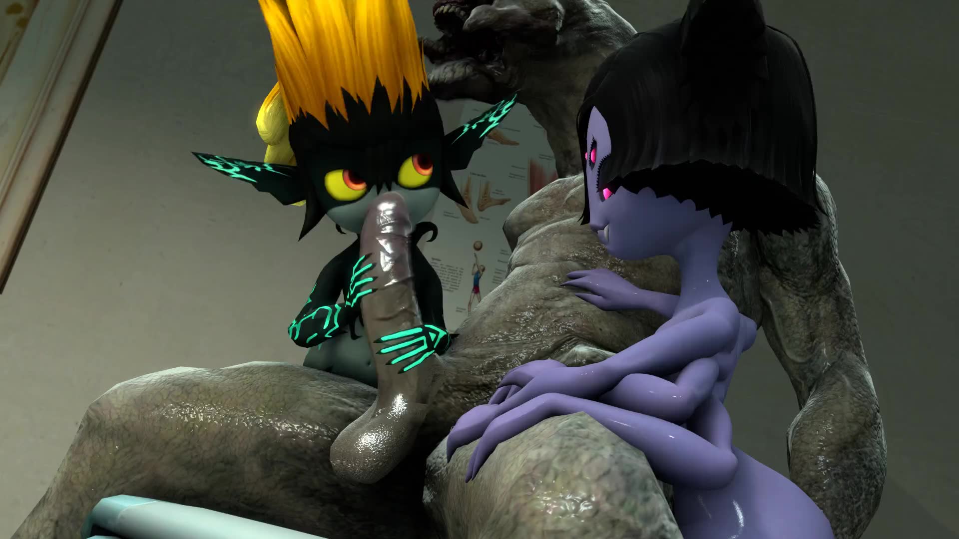 Midna Gives Deepthroat Blowjob – The Legend Of Zelda NSFW animation thumbnail