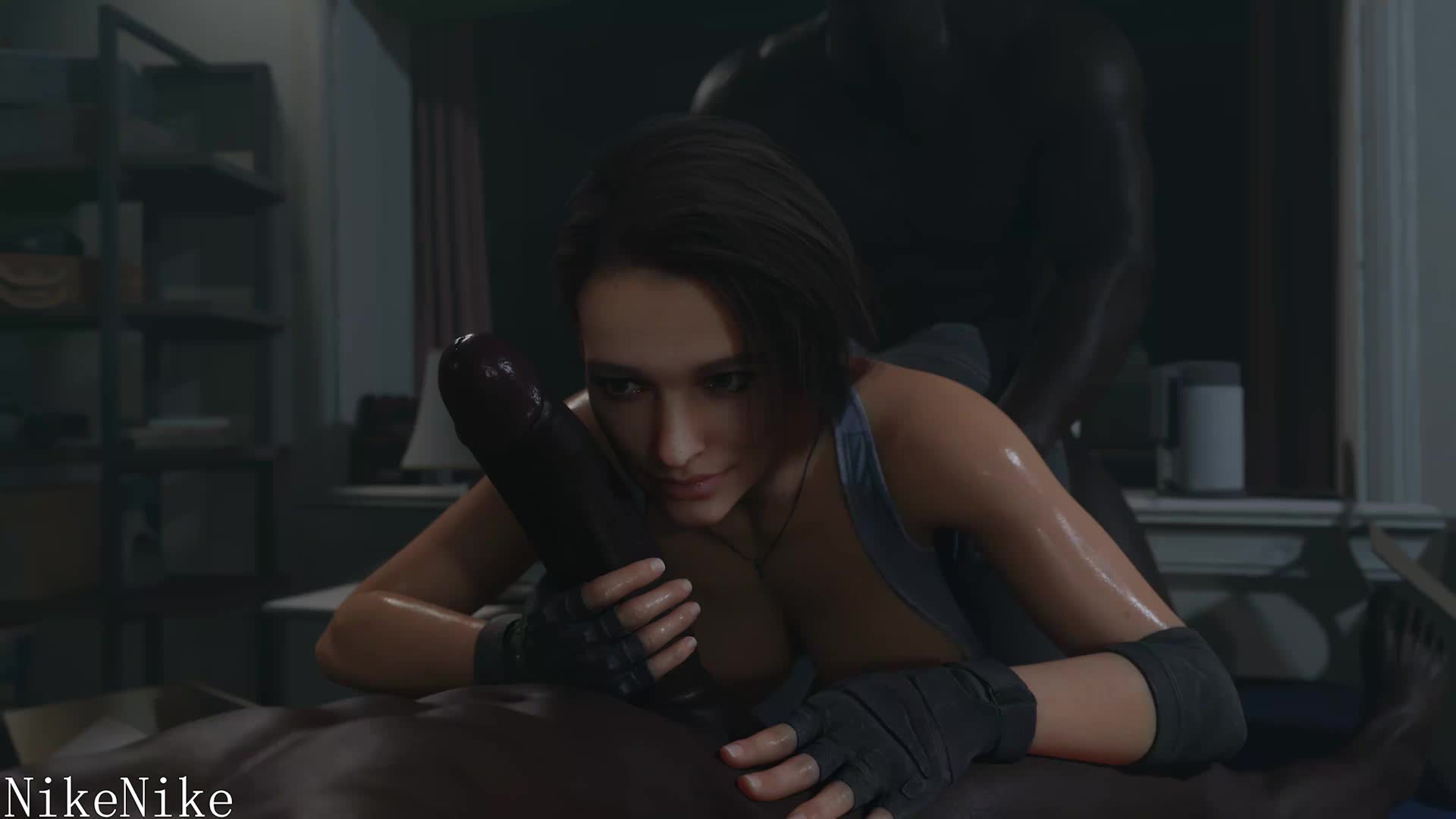 Jill Valentine Gives Handjob And Gets Fucked In Doggy Style Together – Resident Evil 3 NSFW animation thumbnail