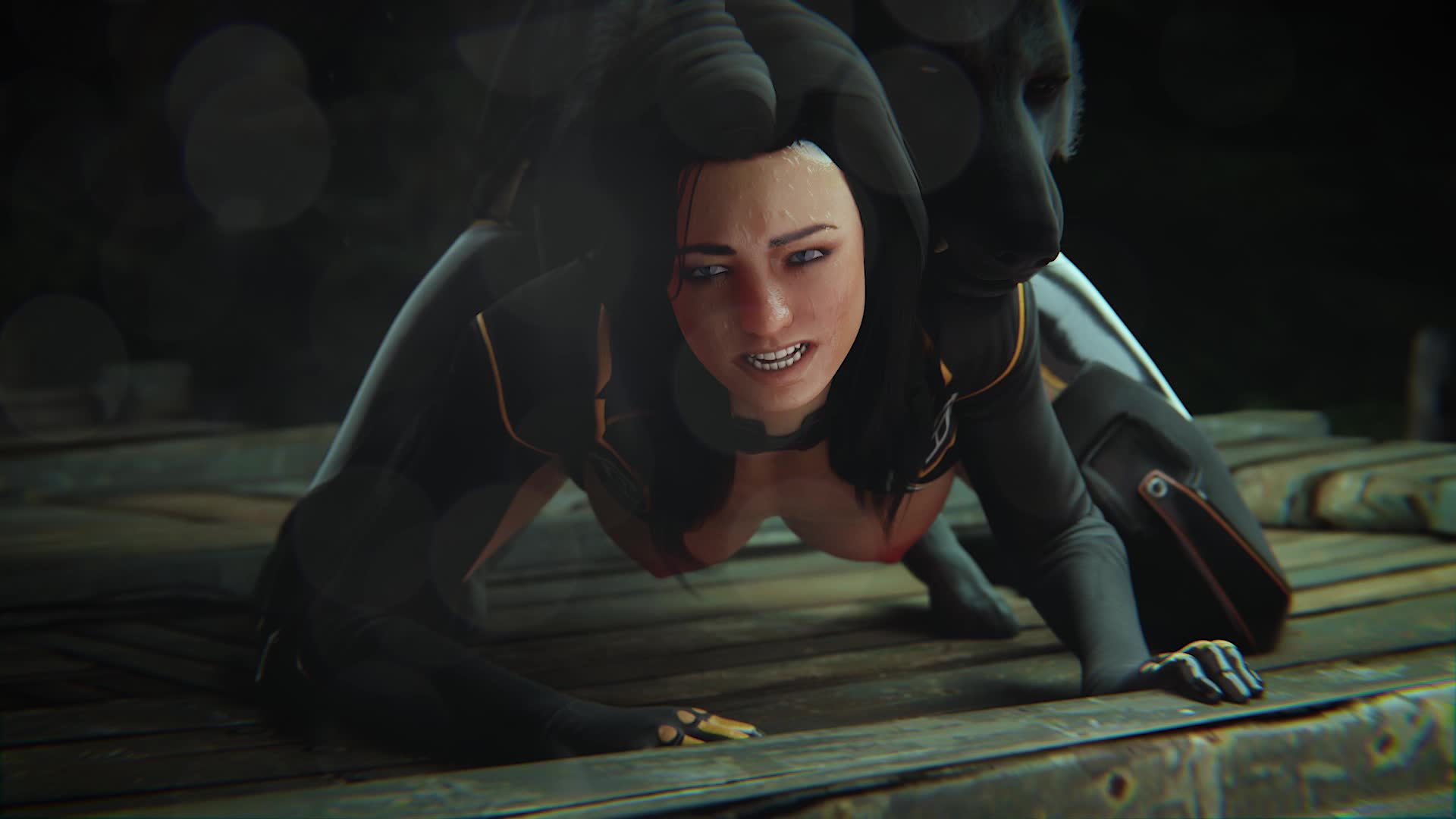 Miranda Lawson Gets Dog Dick – Mass Effect NSFW animation thumbnail