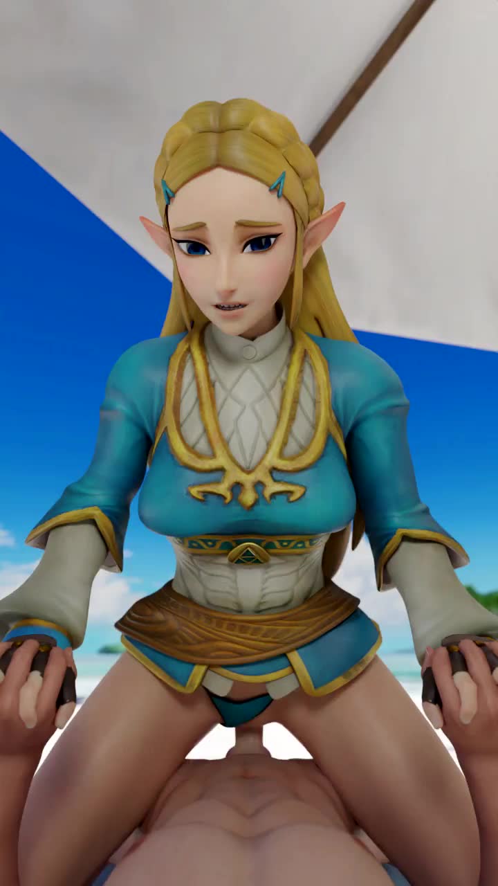Princess Zelda Rides Big Cock – The Legend Of Zelda NSFW animation thumbnail
