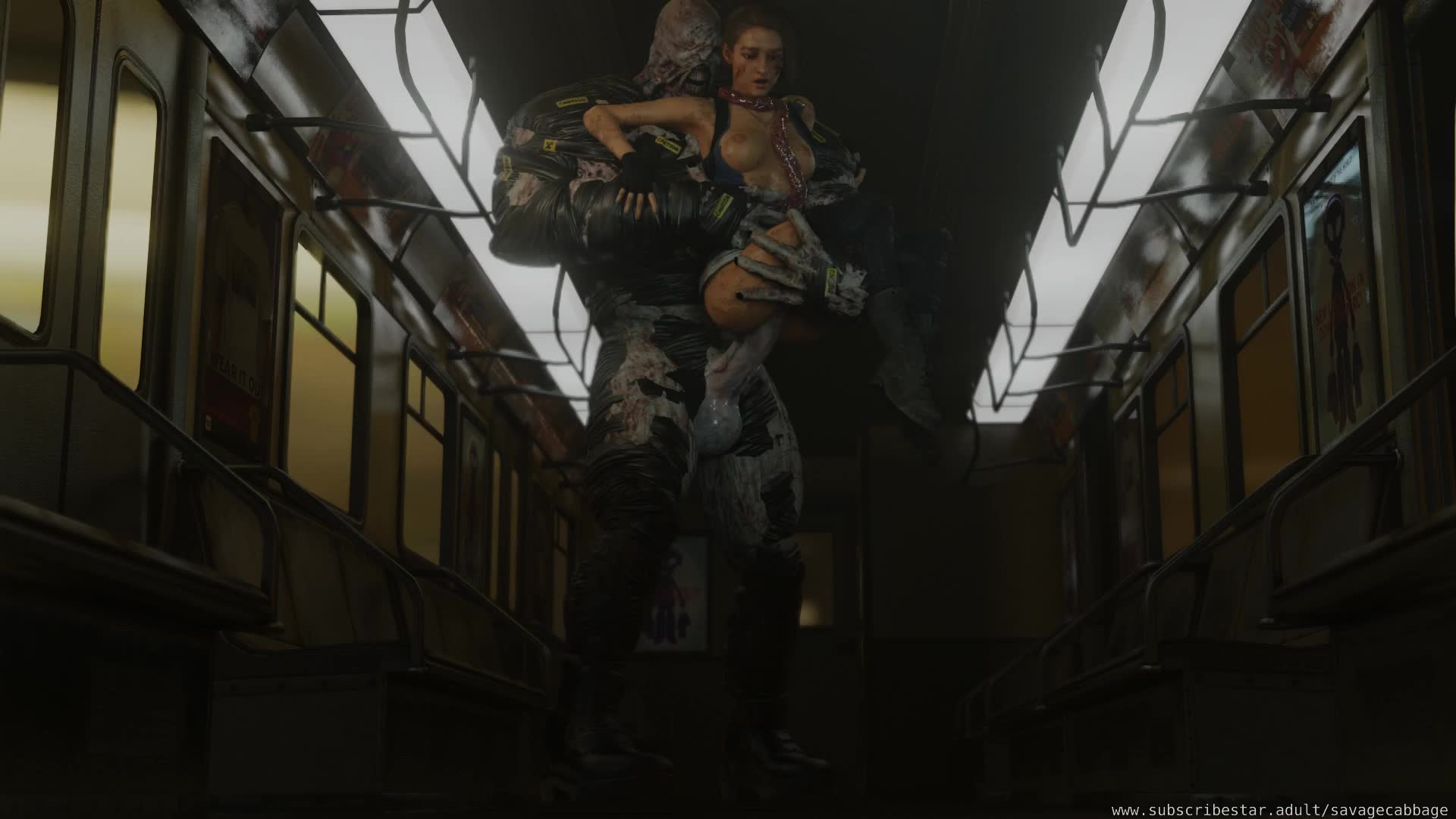 Jill Valentine Rides Huge Dick – Resident Evil 3 NSFW animation thumbnail