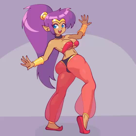 Curvy Shantae belly dancing suddenly transforms into Lopunny – Pokemon NSFW animation thumbnail