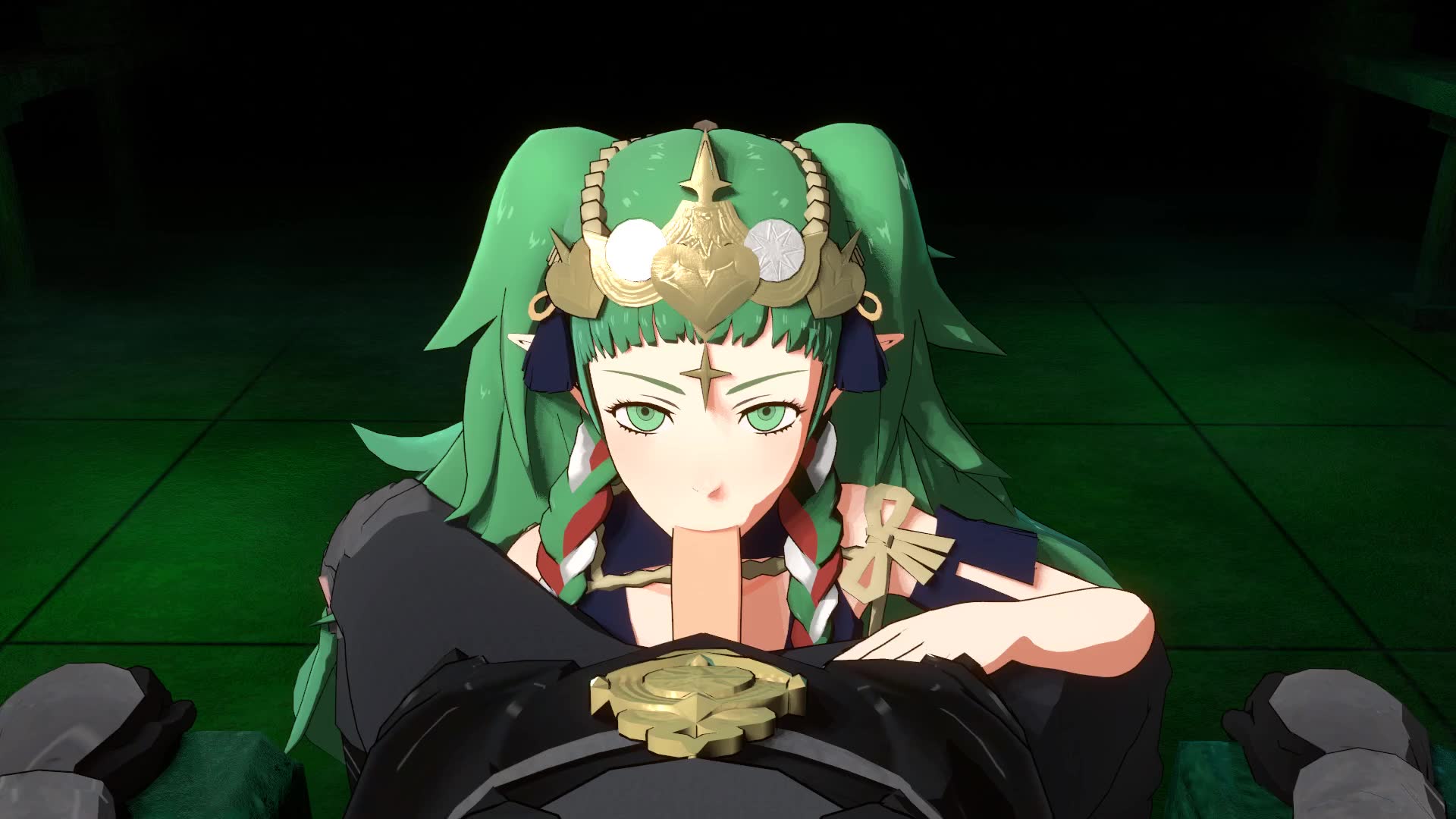 Sothis gives blowjob to Byleth big cock – Fire Emblem NSFW animation thumbnail
