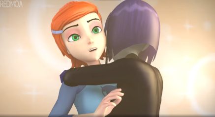 Futanari Raven fucked Gwen in missionary position – Teen Titans NSFW animation thumbnail