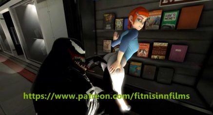 Gwen in cloth and Venom fuck her – Marvel NSFW animation thumbnail
