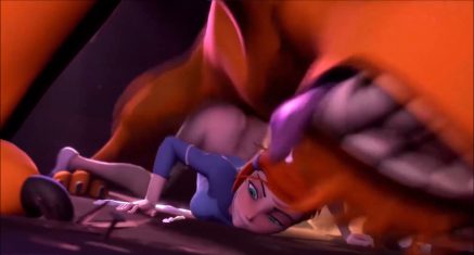 Wildmutt and Gwen have sex in doggy style – Ben 10 NSFW animation thumbnail