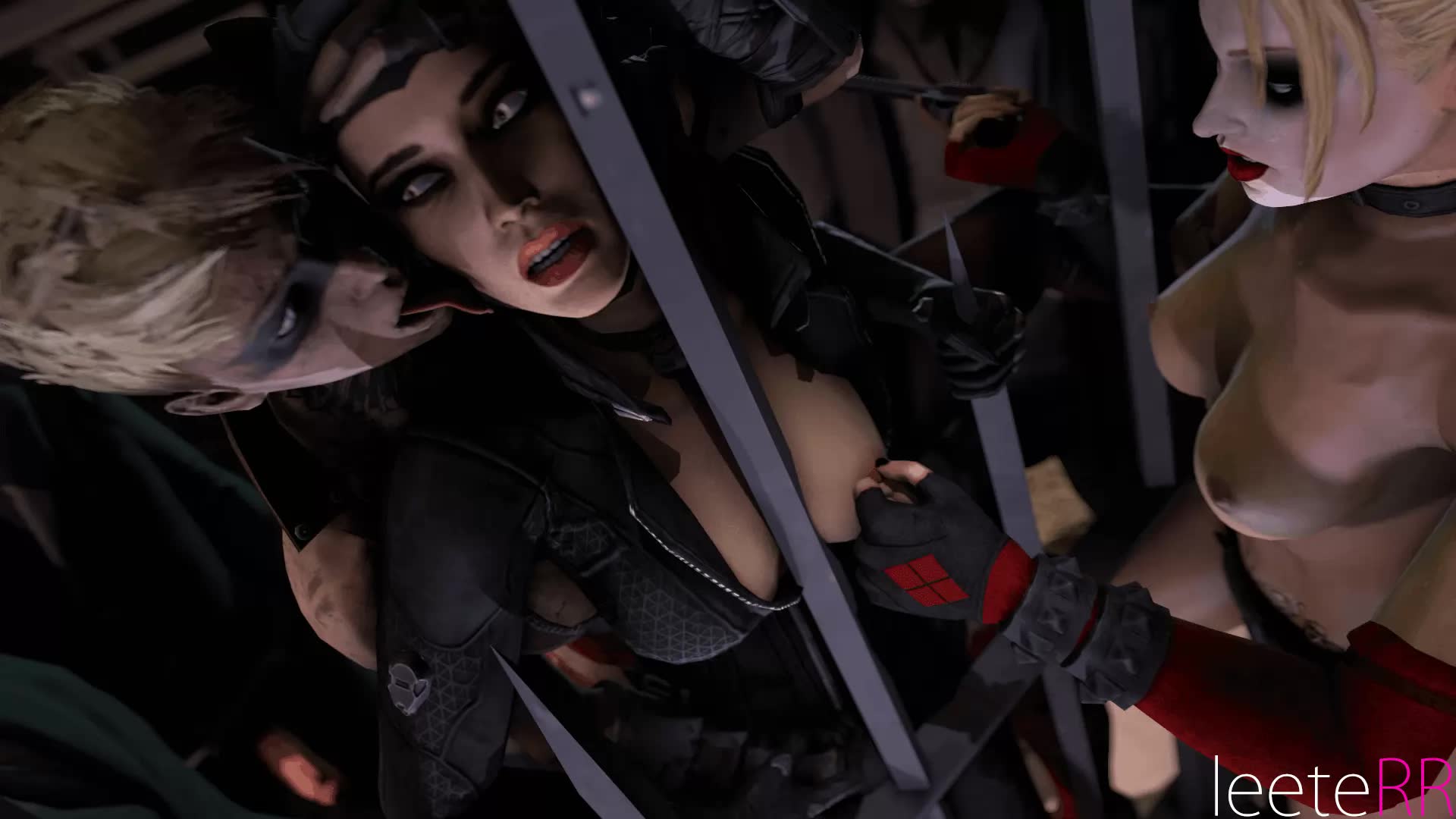 Copperhead, Catwoman and Harley in jail – DC Comics NSFW animation thumbnail