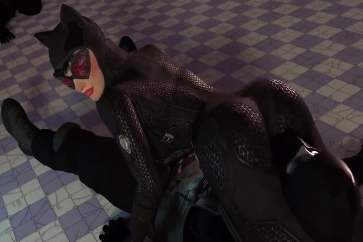 Catwoman headscissor femdom – DC Comics NSFW animation thumbnail