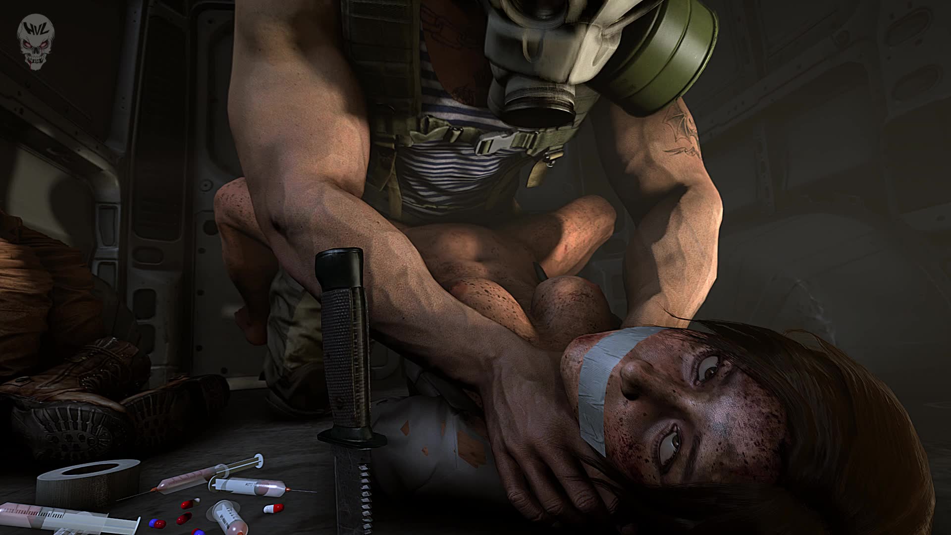J-12 raped Lara Croft – C.O.D. NSFW animation thumbnail