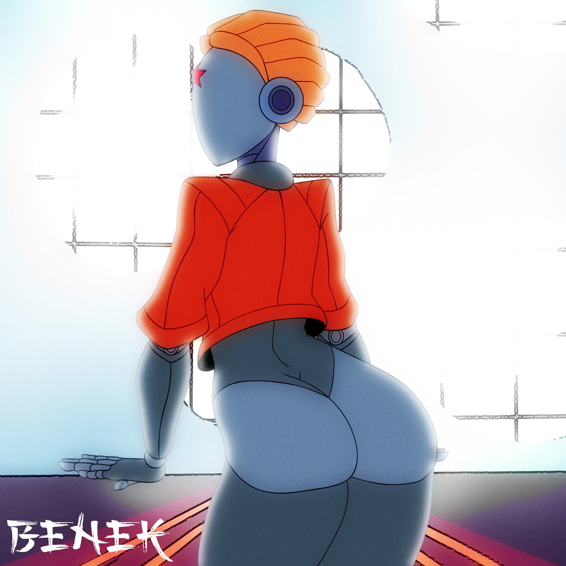 Robot girls ass shake – A.h. NSFW animation thumbnail