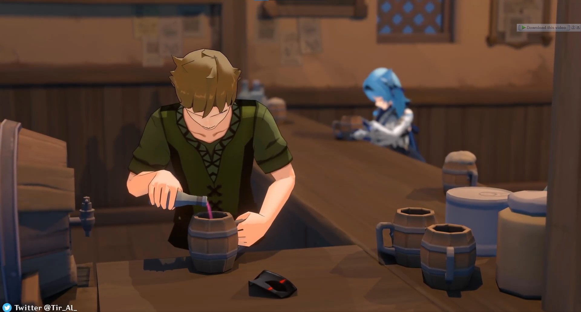 Eula rape sex in the bar – Genshin Impact thumbnail