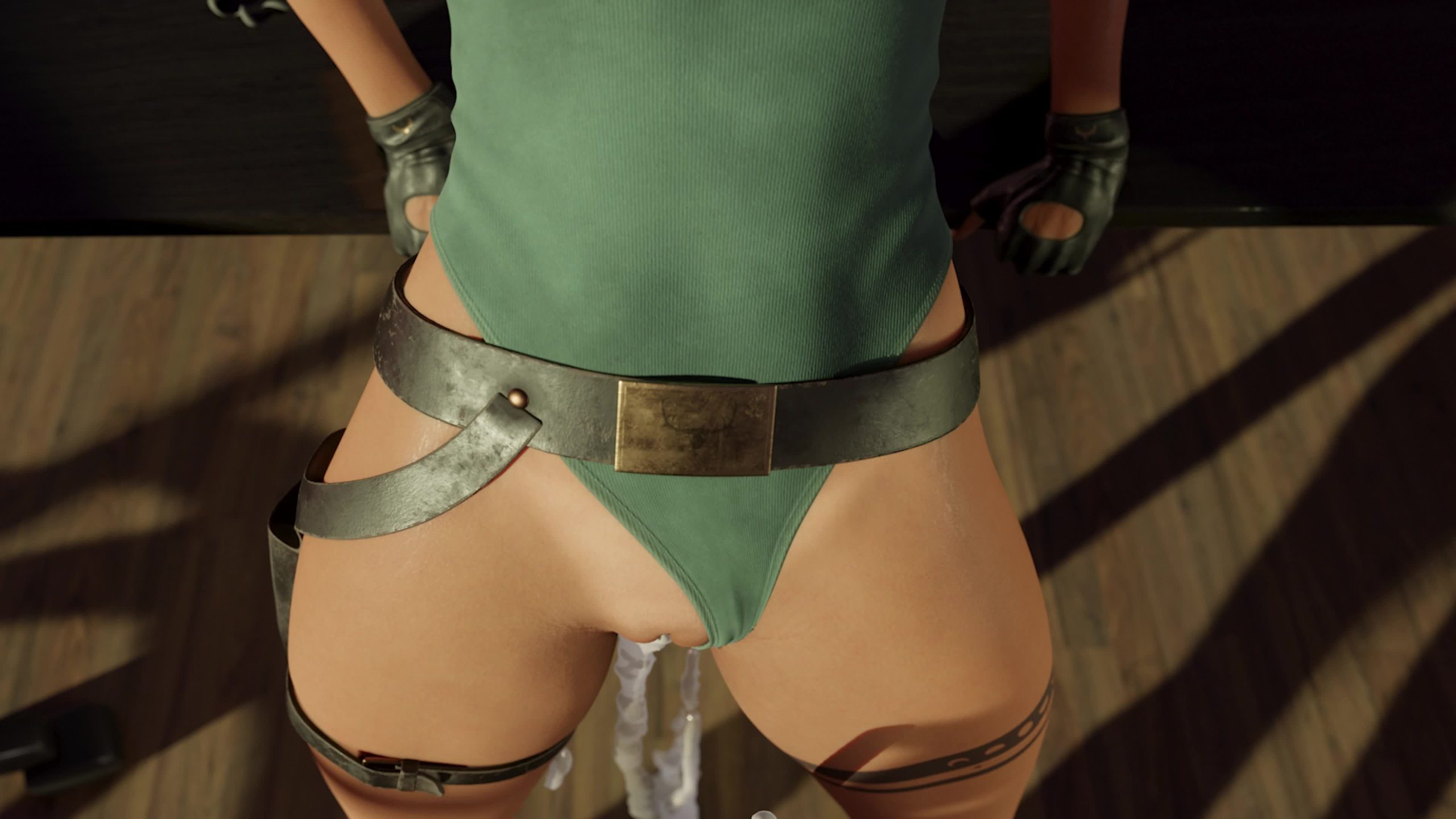 Lara’s unwanted cumshot – Square Enix NSFW animation thumbnail