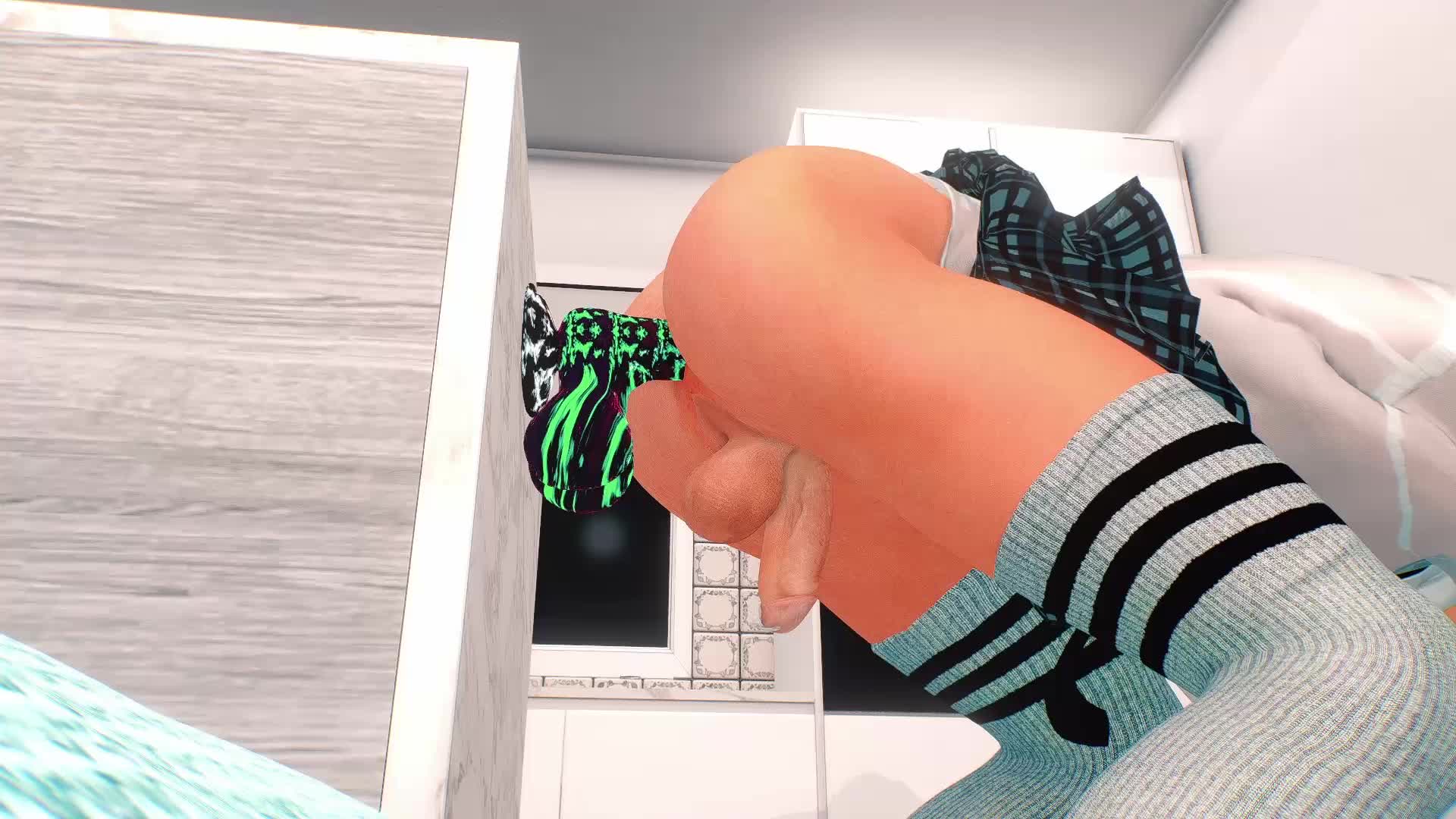 Blonde Femboy Dildo Ride – Original NSFW animation thumbnail