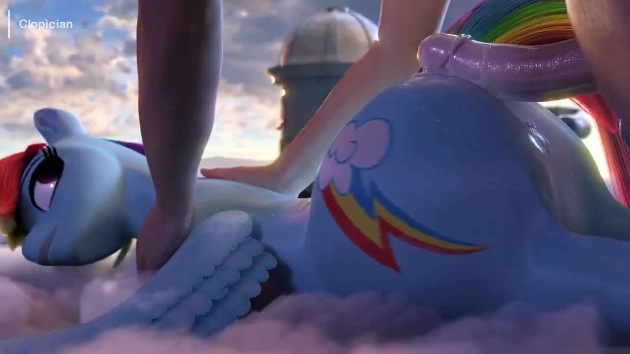 Rainbow Dash’s Prone Bone Creampie – MLP NSFW animation thumbnail