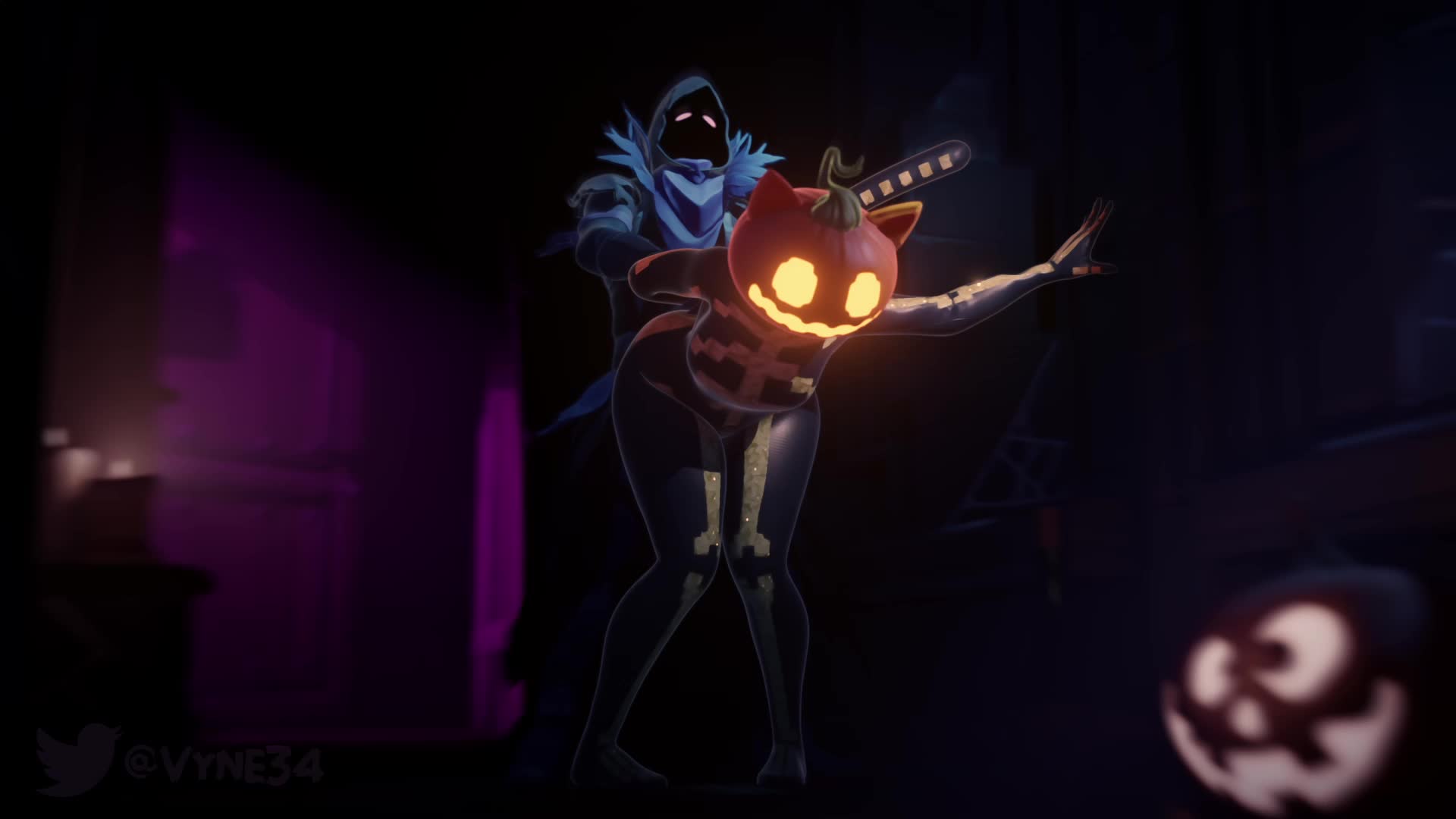 Raven Fucked at Party – Fortnite NSFW animation thumbnail