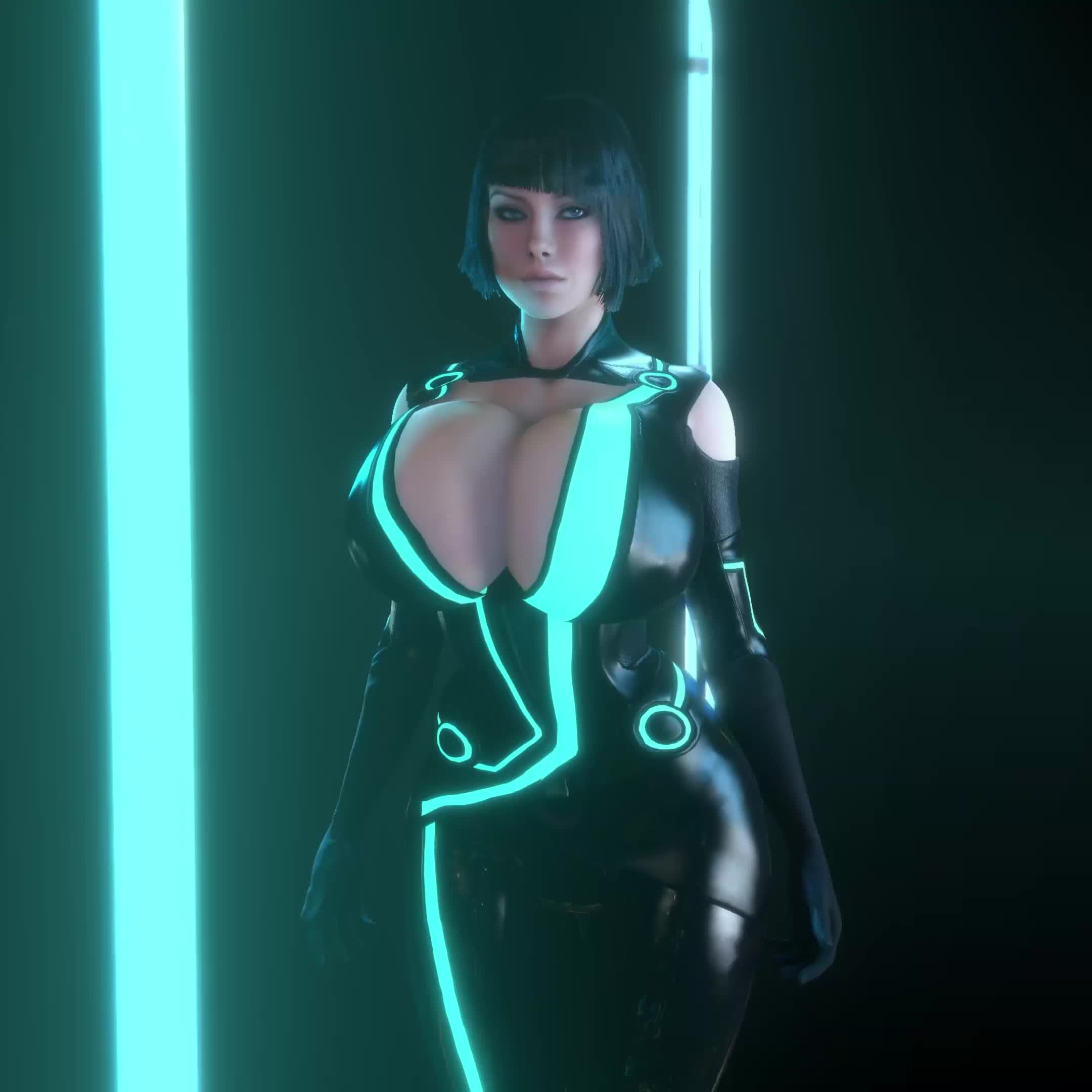 Quorra’s Massive Curves – Tron NSFW animation thumbnail