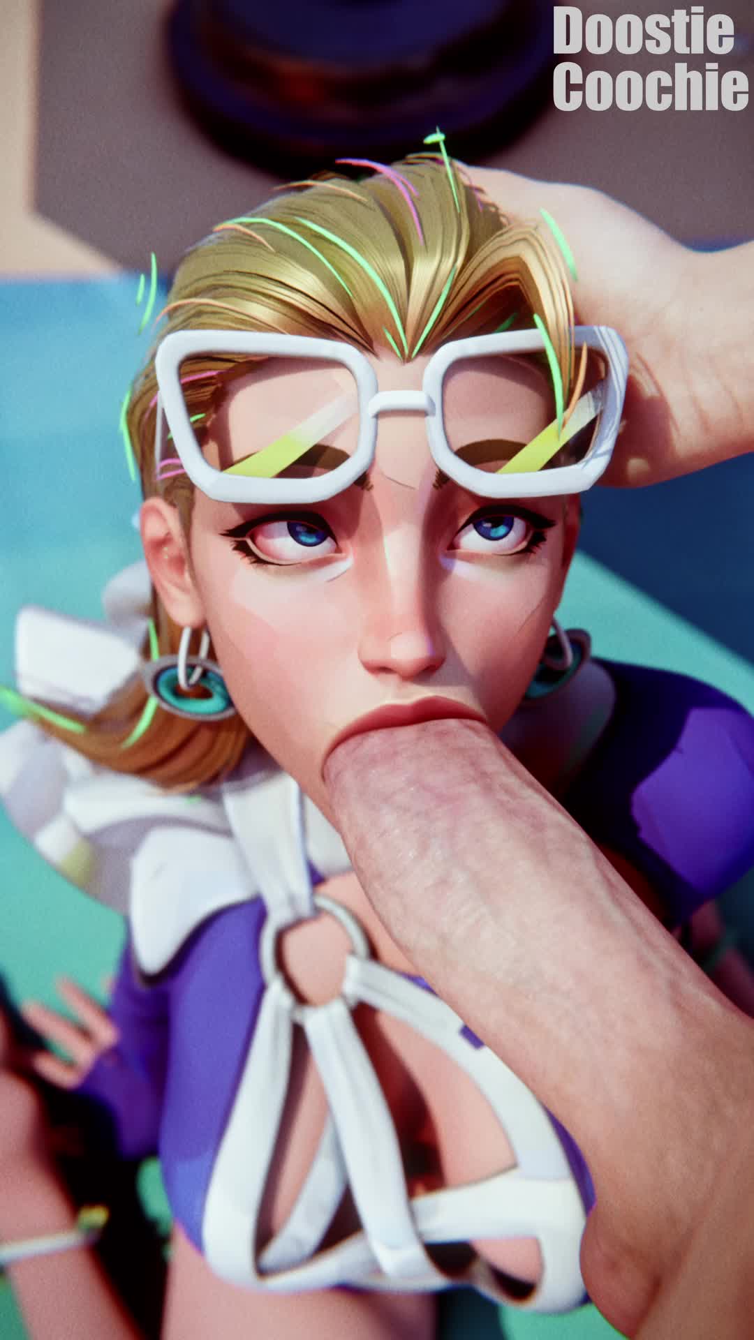 Sue Storm Blowjob on Beach – Marvel Rivals NSFW animation thumbnail