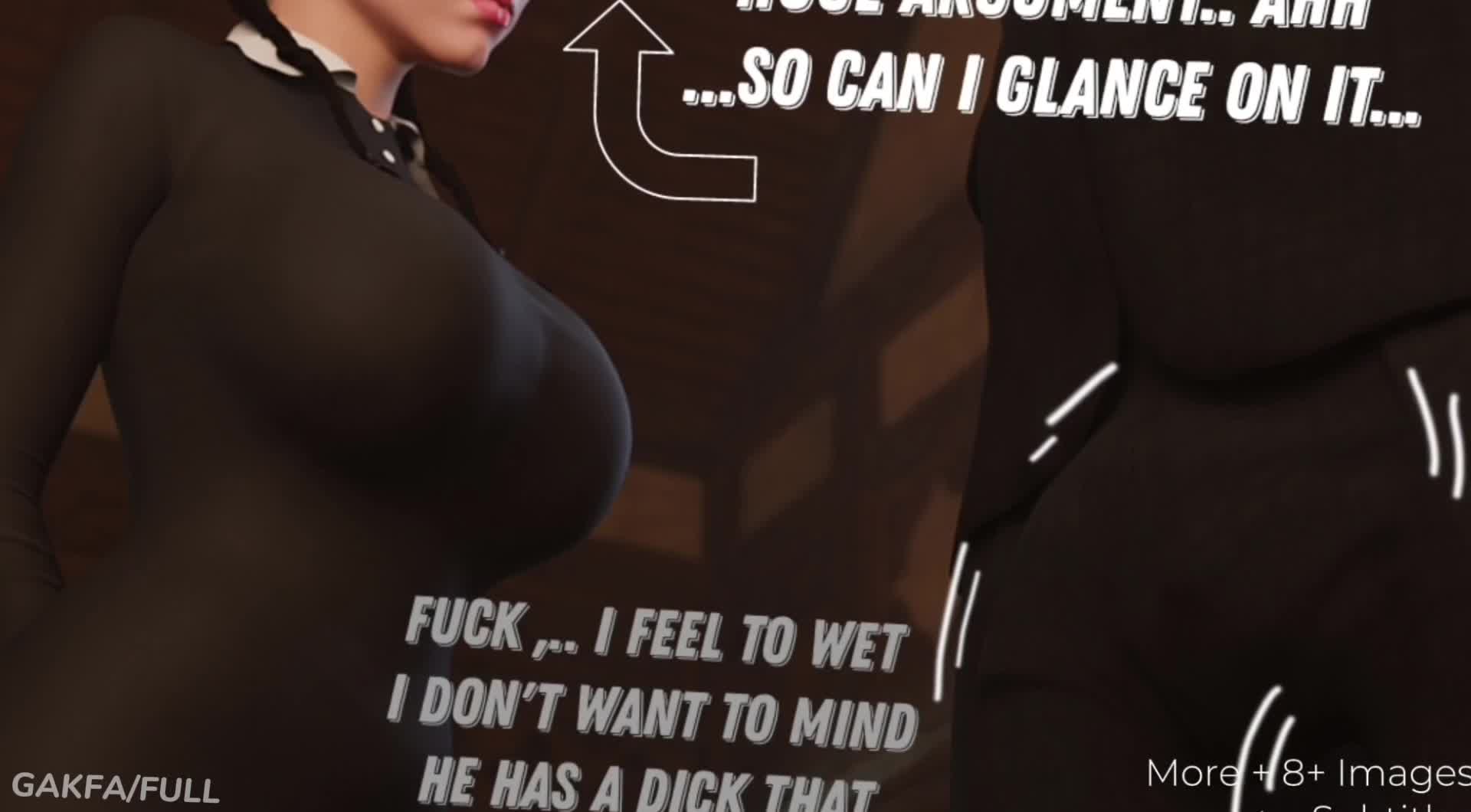 Wednesday Addams Deepthroats Huge Cock – Wednesday NSFW animation thumbnail