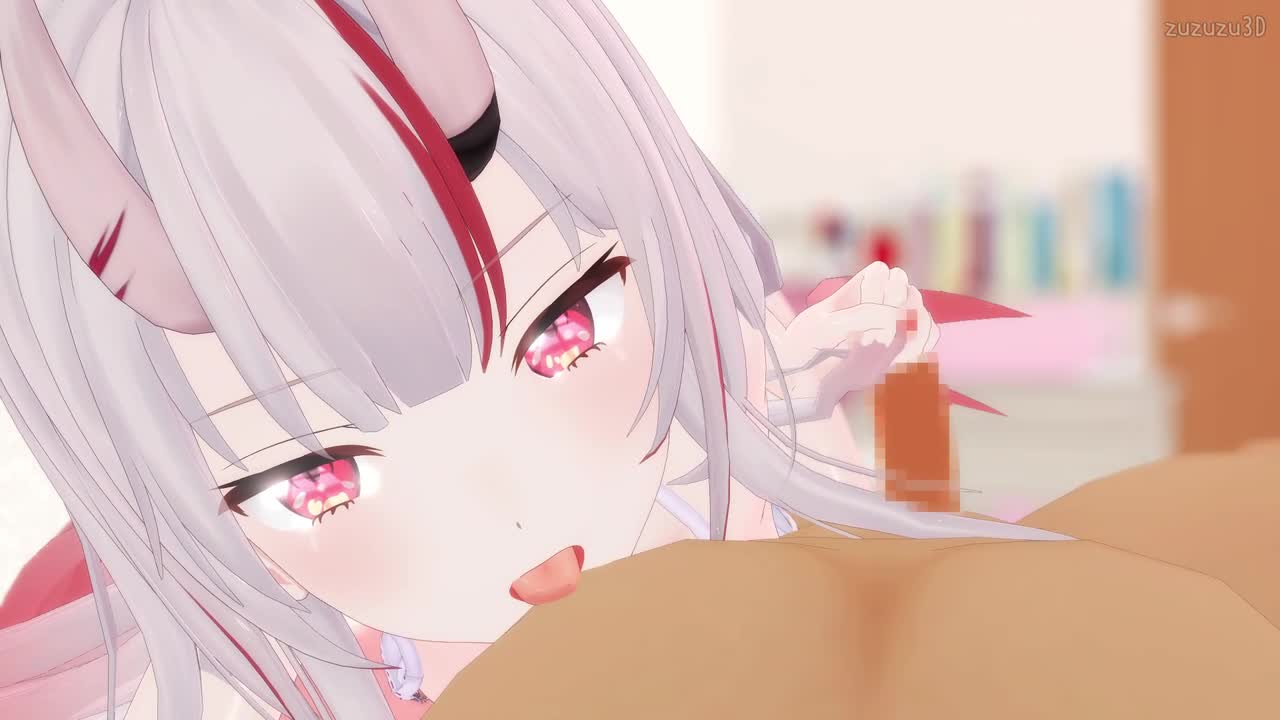 Nakiri Ayame Handjob – Hololive NSFW animation thumbnail