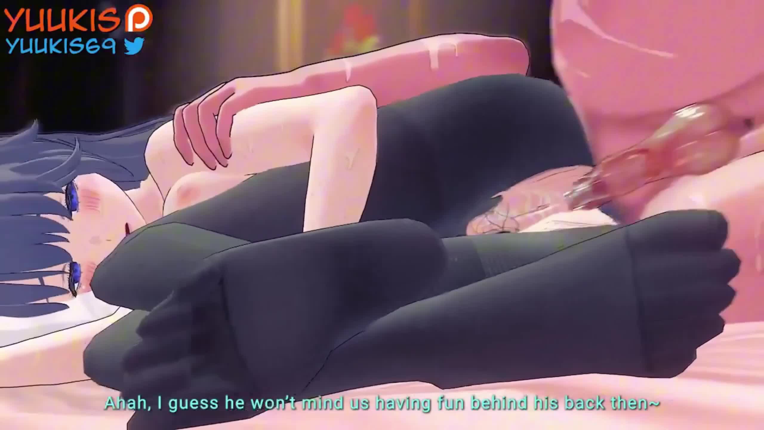 Waguri Kaoruko Cheats with Huge Cock – Hana wa Rin to Saku NTR NSFW animation thumbnail