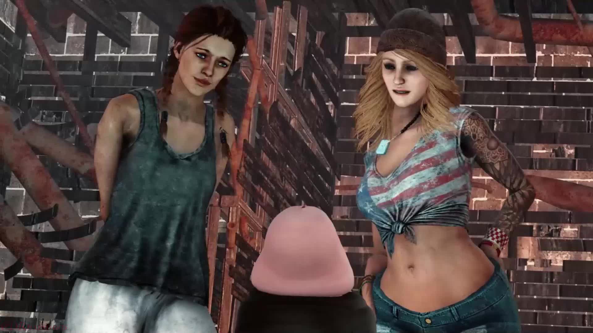 Claudette Sucks Futa Meg Blowjob – Dead by Daylight NSFW animation thumbnail