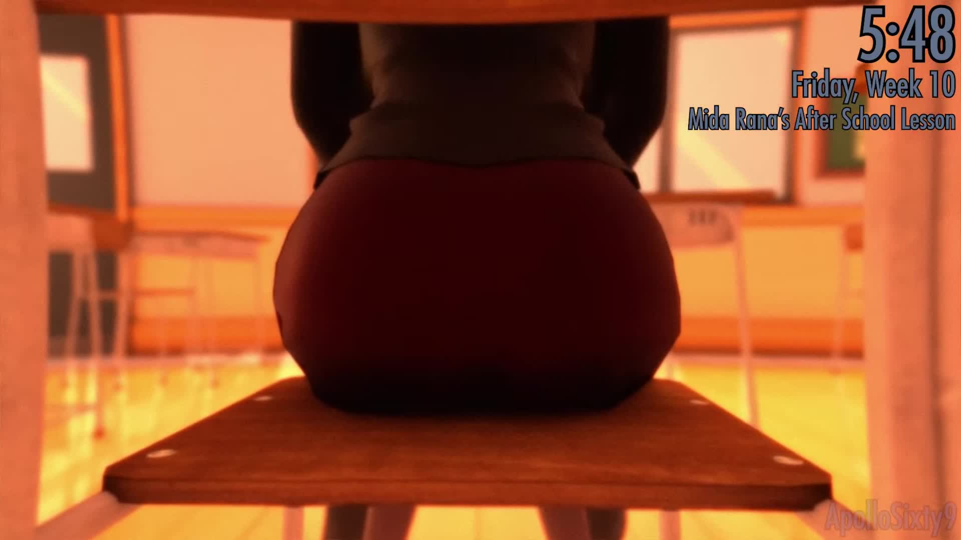 Mida Rana deepthroats Taro -Yandere Simulator NSFW animation thumbnail