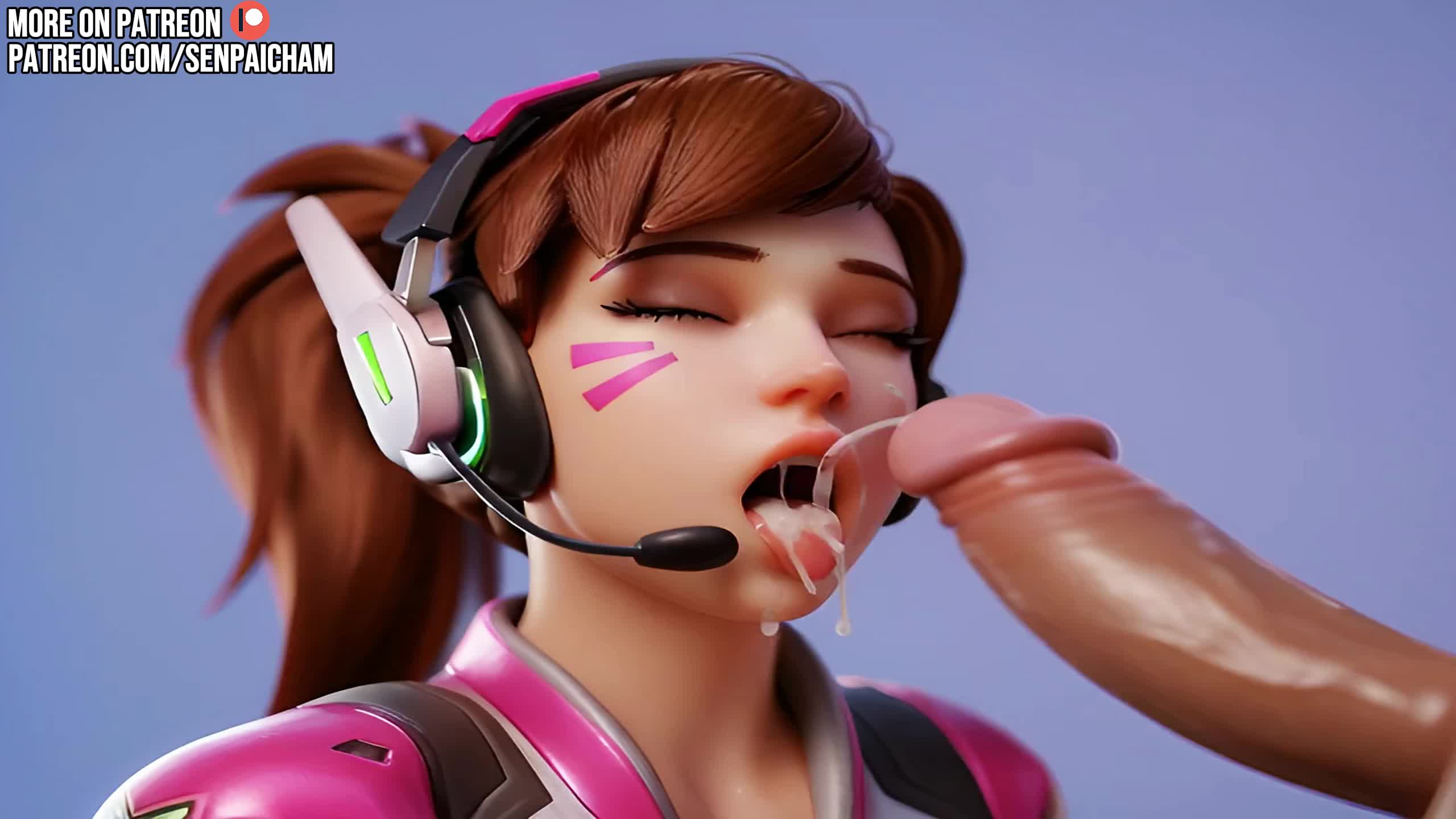 D.Va Fucked and Cumshot – Overwatch NSFW animation thumbnail