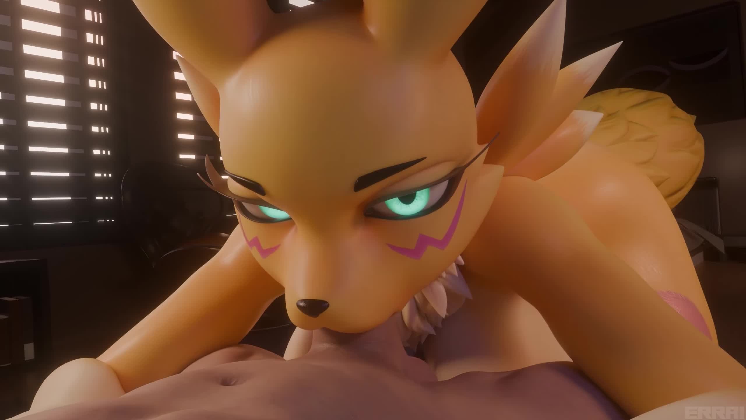 Renamon Rides Human – Digimon NSFW animation thumbnail