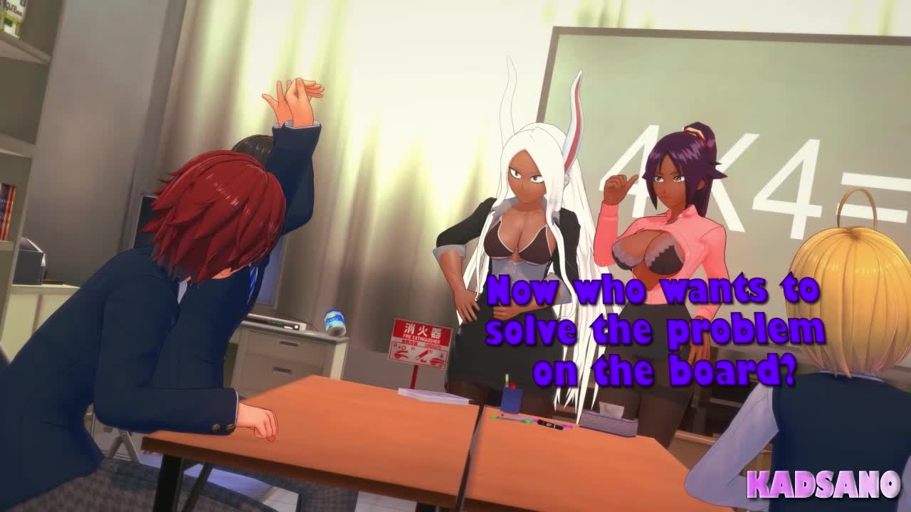 Mirko and Yoruichi Double Thighjob – My Hero Academia x Bleach NSFW animation thumbnail