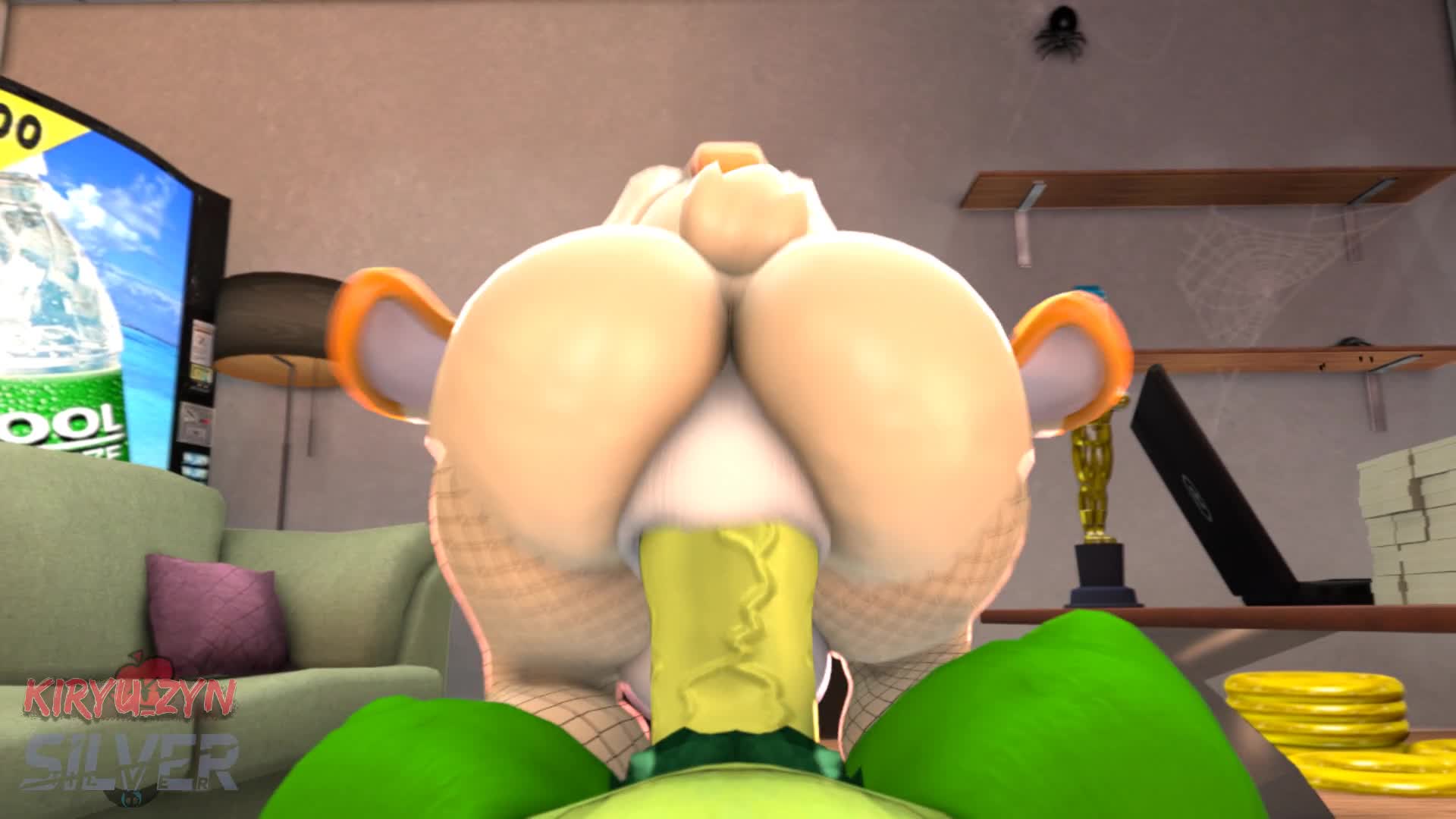 Vector Fucks Futa Vanilla Rabbit -Sonic the Hedgehog NSFW animation thumbnail