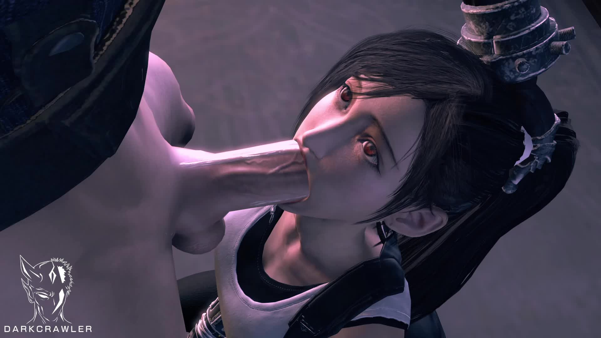 Tifa Lockhart Sloppy Deepthroated by Cloud -Final Fantasy VII Remake NSFW animation thumbnail